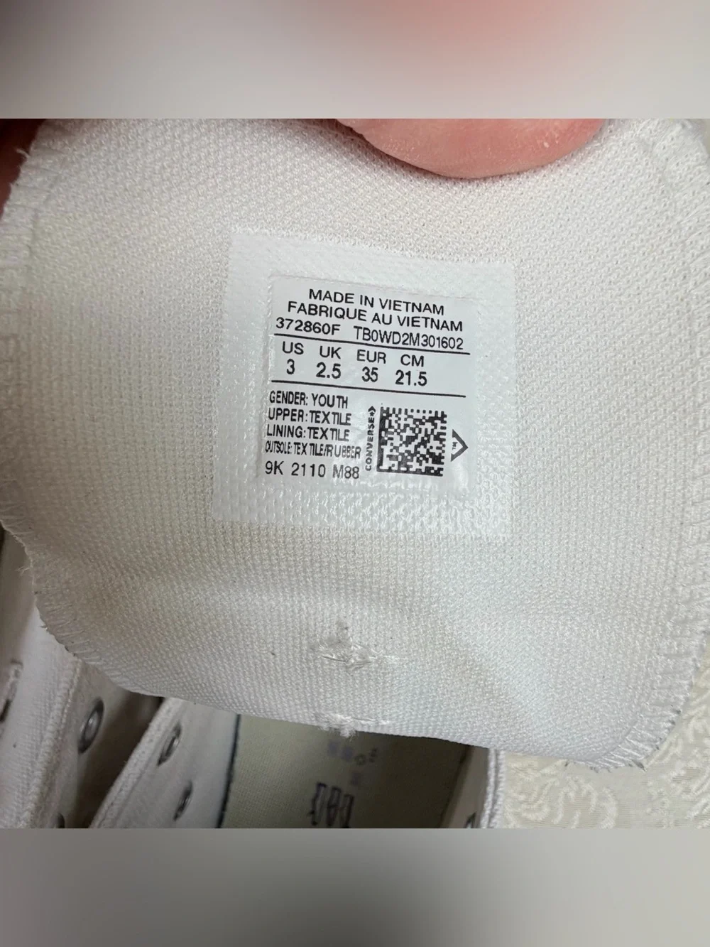 Converse All Star White High-Top Sneakers, 3